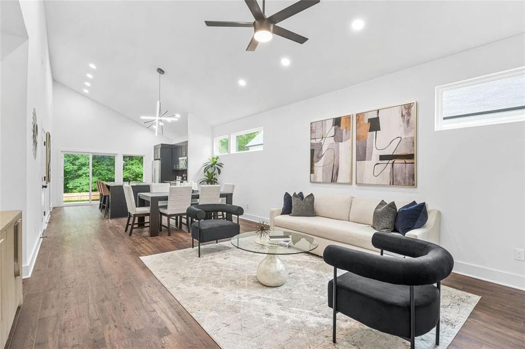 3 bedroom, 2 bathroom, 1,400 sq ft single family residence sold at 587 Woods Drive, Atlanta, GA 30318