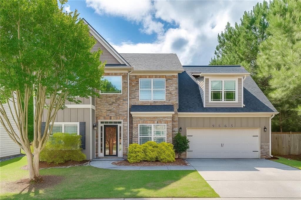 5 bedroom, 3 bathroom, 2,606 sq ft single family residence sold at 9565 Rushmore Circle, Braselton, GA 30517