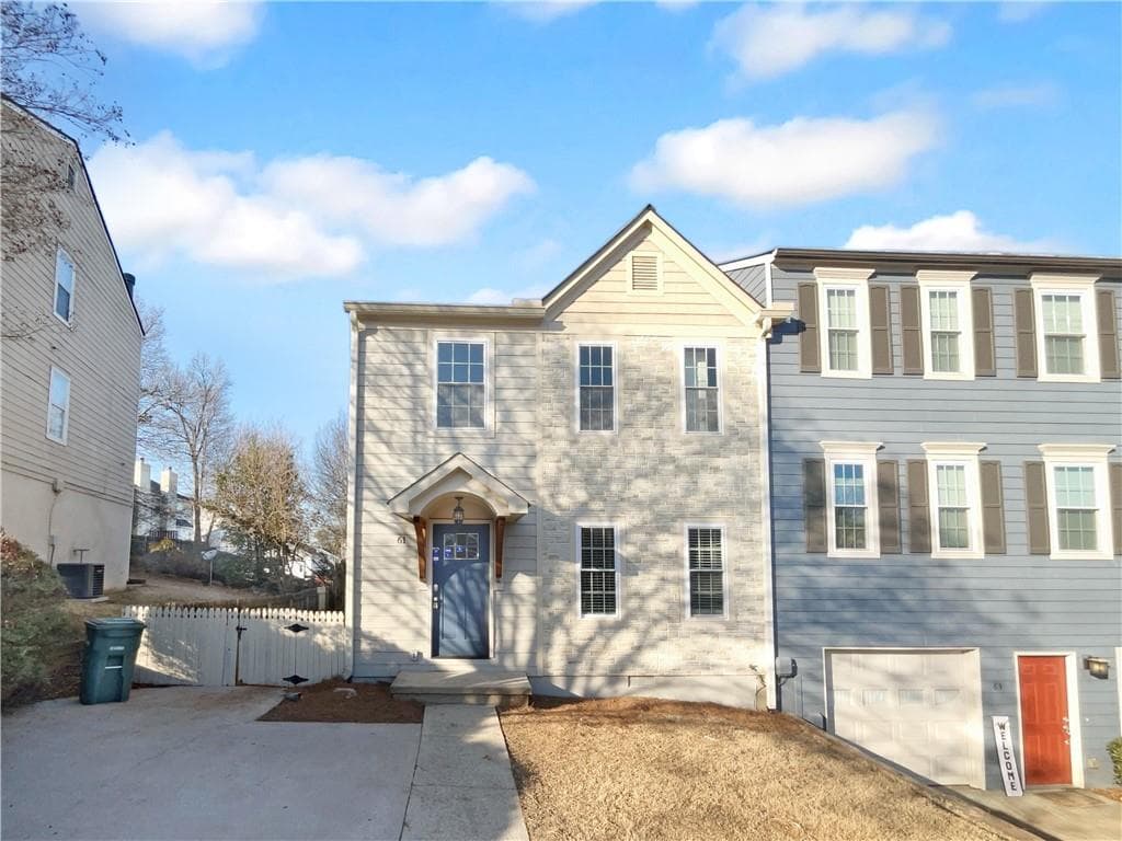 3 bedroom, 3 bathroom, 1,452 sq ft townhouse sold at 61 Barrington Place, Marietta, GA 30066