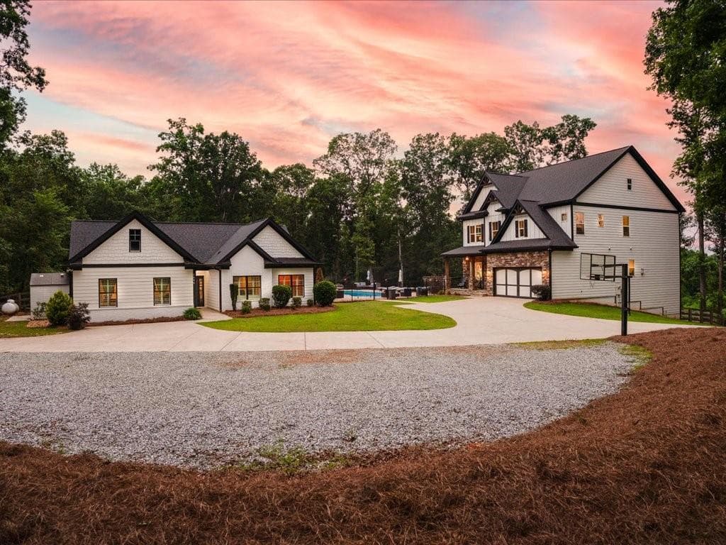 8 bedroom, 7 bathroom, 4,576 sq ft single family residence sold at 3640 Pollys Bluff, Cumming, GA 30028