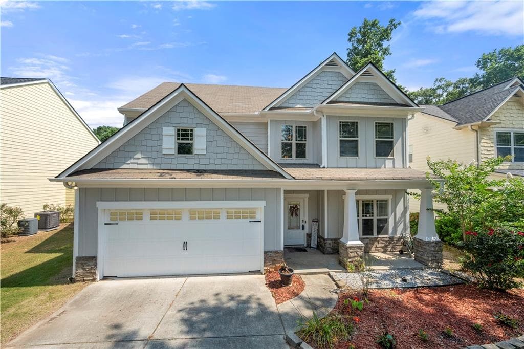4 bedroom, 3 bathroom, 2,302 sq ft single family residence sold at 1871 Stoney Chase Drive, Lawrenceville, GA 30044