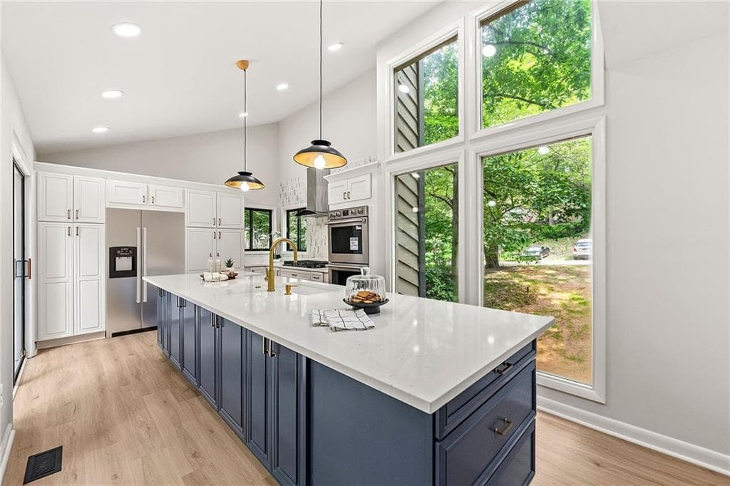 5 bedroom, 3 bathroom, 3,840 sq ft single family residence sold at 3430 Rocky Springs Court, Marietta, GA 30062