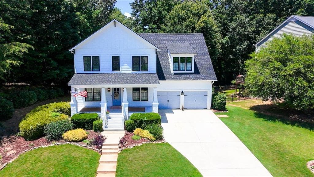5 bedroom, 4 bathroom, 3,667 sq ft single family residence sold at 5807 Peacock Lane, Hoschton, GA 30548