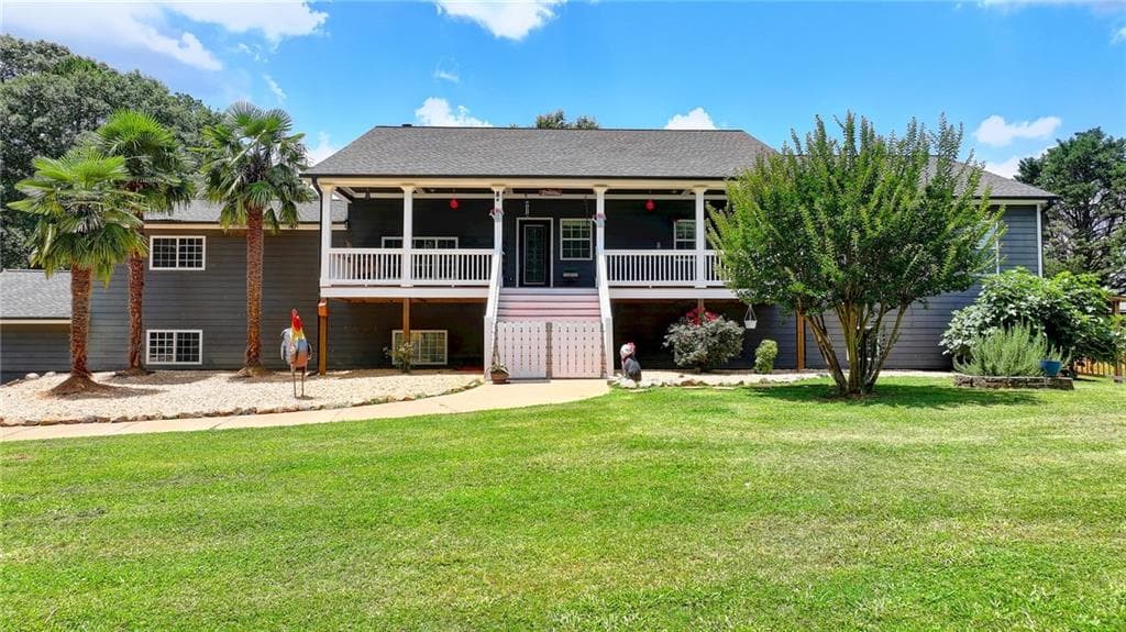 7 bedroom, 3 bathroom, 5,653 sq ft single family residence sold at 1519 Tapp Wood Road, Hoschton, GA 30548