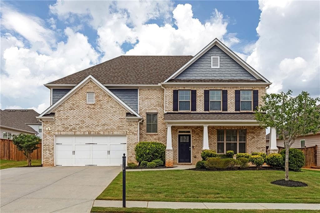 4 bedroom, 4 bathroom, 2,952 sq ft single family residence sold at 1261 Palouse Hills Place, Lawrenceville, GA 30044