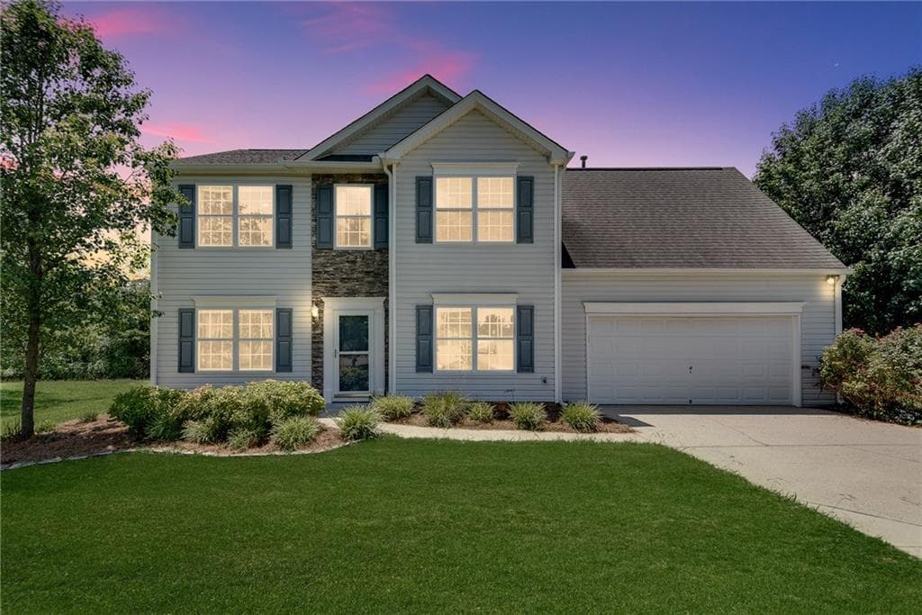 4 bedroom, 3 bathroom, 2,440 sq ft single family residence sold at 7550 Springmill Court, Cumming, GA 30028