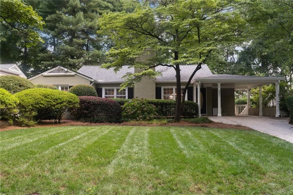 3 bedroom, 3 bathroom, 1,426 sq ft single family residence sold at 551 Overbrook Drive, Atlanta, GA 30318