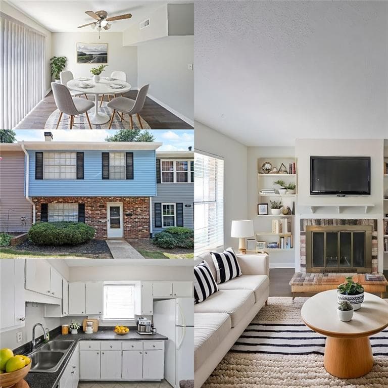 3 bedroom, 3 bathroom, 1,311 sq ft townhouse sold at 345 Leisure Court, Marietta, GA 30064