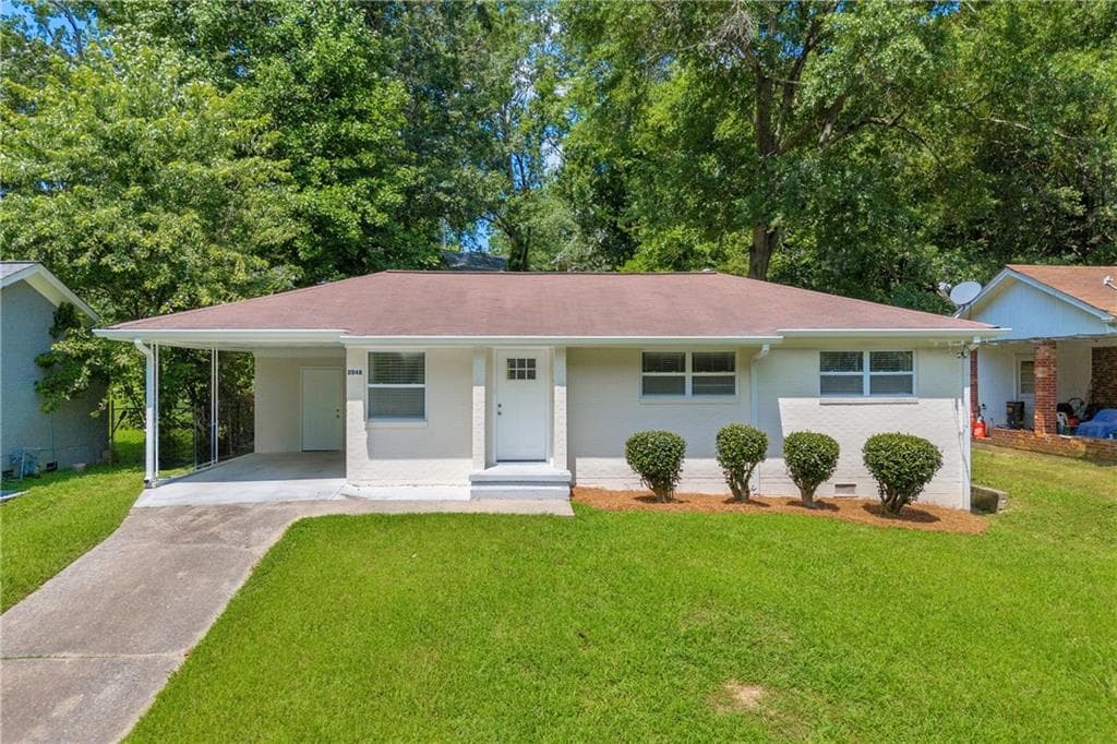 3 bedroom, 1 bathroom, 900 sq ft single family residence sold at 2048 Claude Street, Atlanta, GA 30318