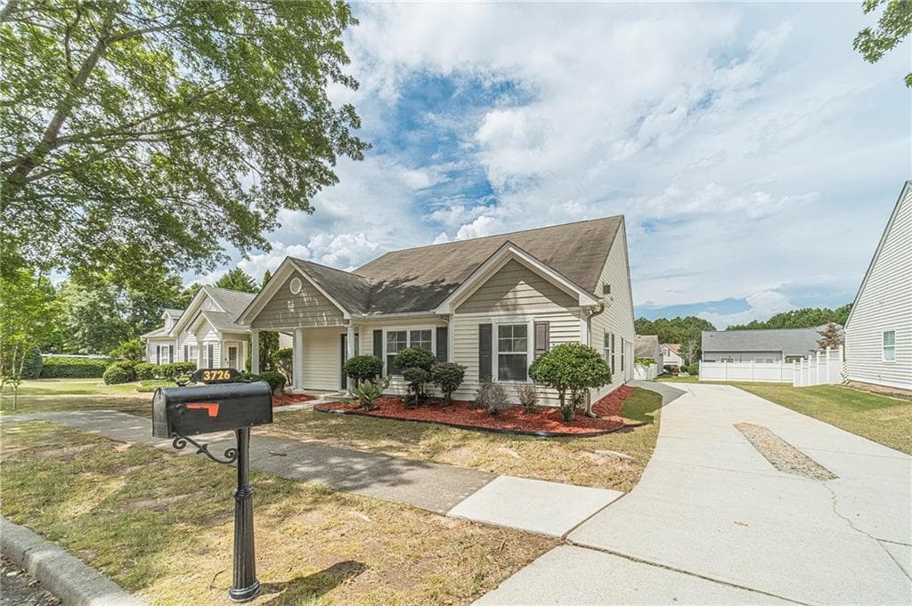 4 bedroom, 2 bathroom, 1,780 sq ft single family residence sold at 3726 Pine Village Place, Loganville, GA 30052