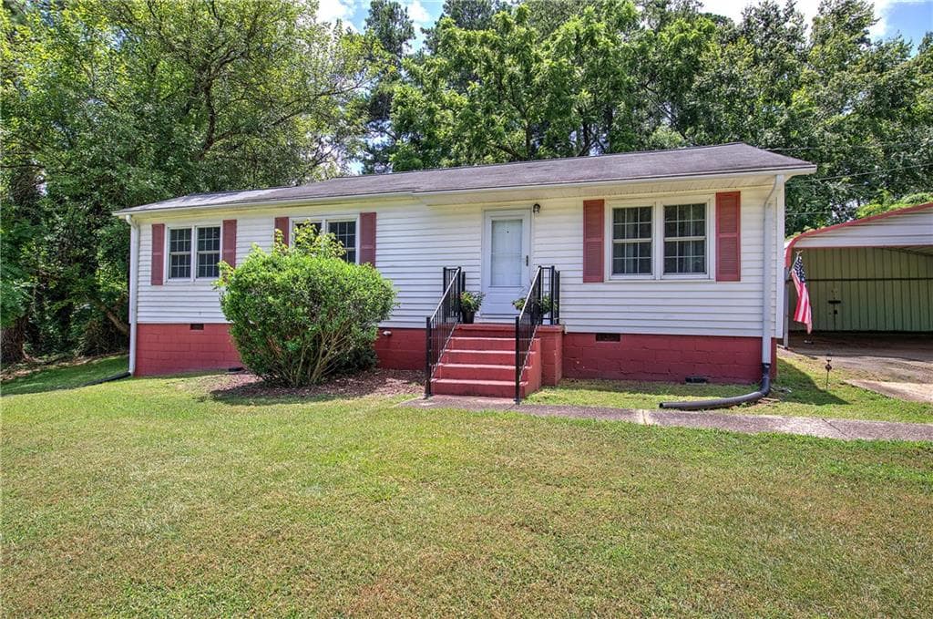 3 bedroom, 1 bathroom, 1,194 sq ft single family residence sold at 1234 Barnes Mill Road, Marietta, GA 30062