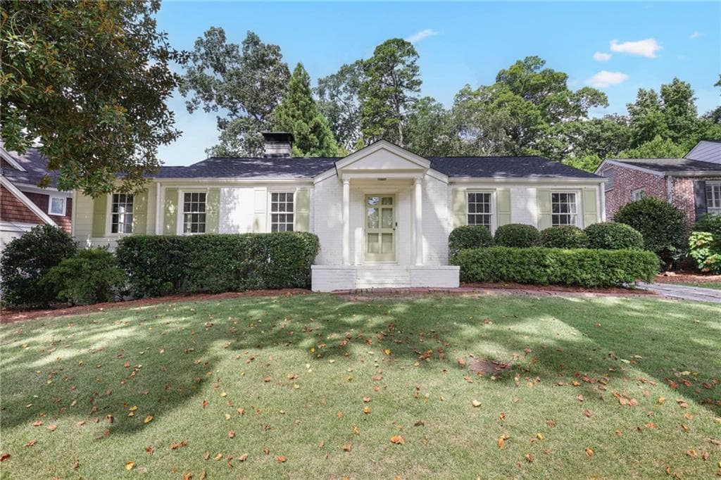 3 bedroom, 2 bathroom single family residence sold at 1818 Meredith Drive, Atlanta, GA 30318