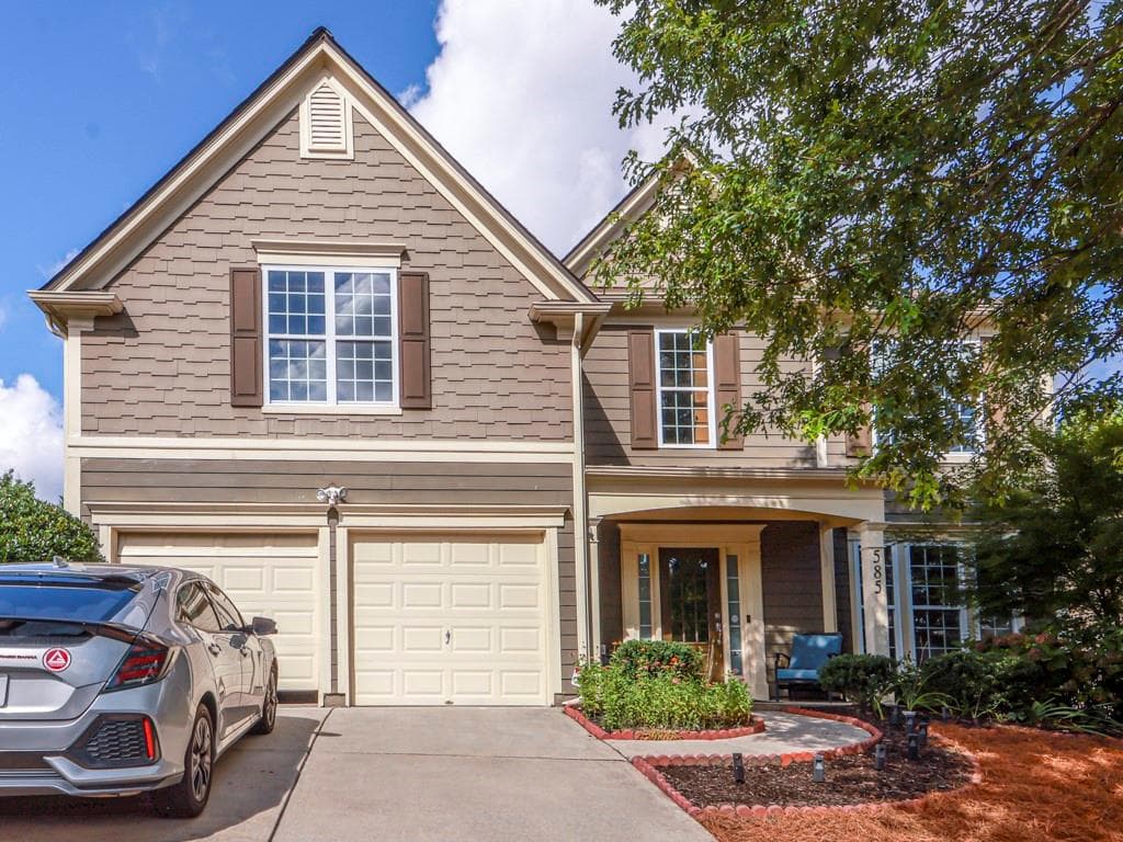 5 bedroom, 3 bathroom, 2,378 sq ft single family residence sold at 585 Cricklewood Drive Drive, Suwanee, GA 30024