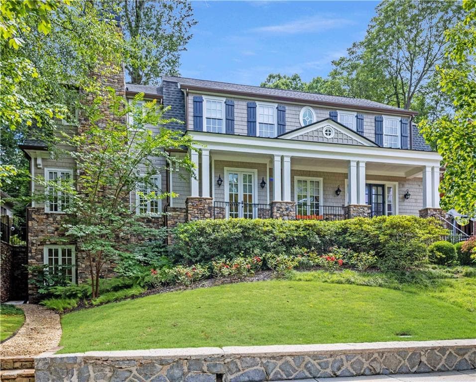 5 bedroom, 6 bathroom, 5,996 sq ft single family residence sold at 827 Sherwood Road, Atlanta, GA 30324