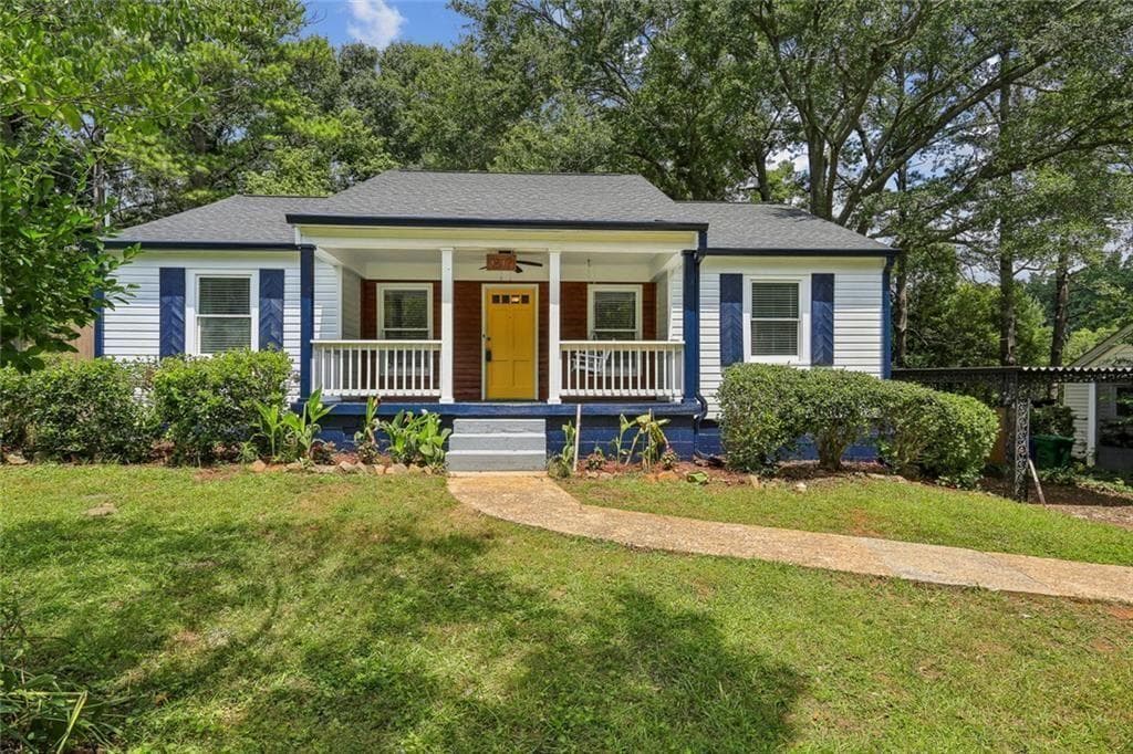 3 bedroom, 1 bathroom, 1,170 sq ft single family residence sold at 1617 Columbia Circle, Decatur, GA 30032