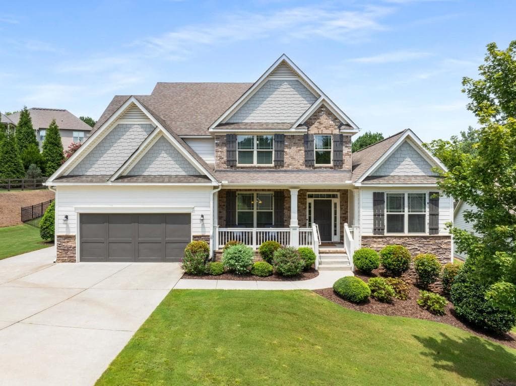 5 bedroom, 5 bathroom, 4,986 sq ft single family residence sold at 107 Clubhouse Lane, Canton, GA 30114