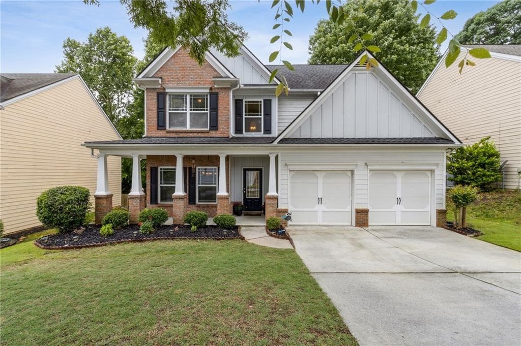 4 bedroom, 3 bathroom, 2,424 sq ft single family residence sold at 4266 Suwanee Brook Court, Buford, GA 30518