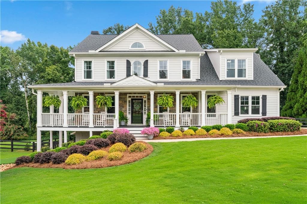 5 bedroom, 4 bathroom, 4,184 sq ft single family residence sold at 6345 Manor Ridge Drive, Cumming, GA 30028