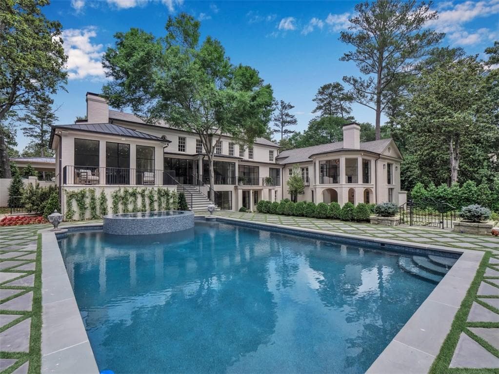 6 bedroom, 10 bathroom, 10,744 sq ft single family residence sold at 3625 Tuxedo Road, Atlanta, GA 30305