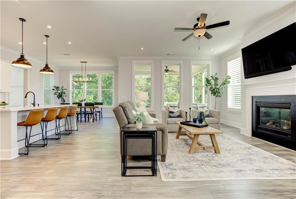 5 bedroom, 4 bathroom, 4,051 sq ft single family residence sold at 209 Bethany Creek Bend, Woodstock, GA 30188