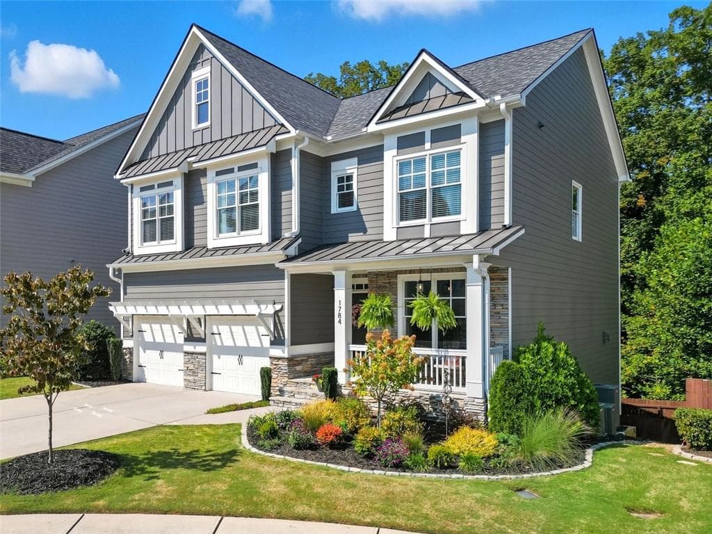 5 bedroom, 5 bathroom, 2,760 sq ft single family residence sold at 1784 GRAND OAKS Drive, Woodstock, GA 30188