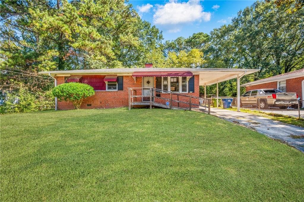 3 bedroom, 1 bathroom, 1,000 sq ft single family residence sold at 679 Bolton Road, Atlanta, GA 30331