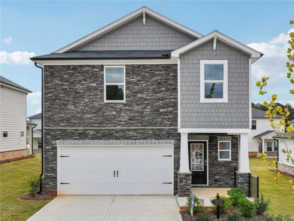4 bedroom, 3 bathroom, 1,934 sq ft single family residence sold at 833 Misty Hollow Trail, Lawrenceville, GA 30045