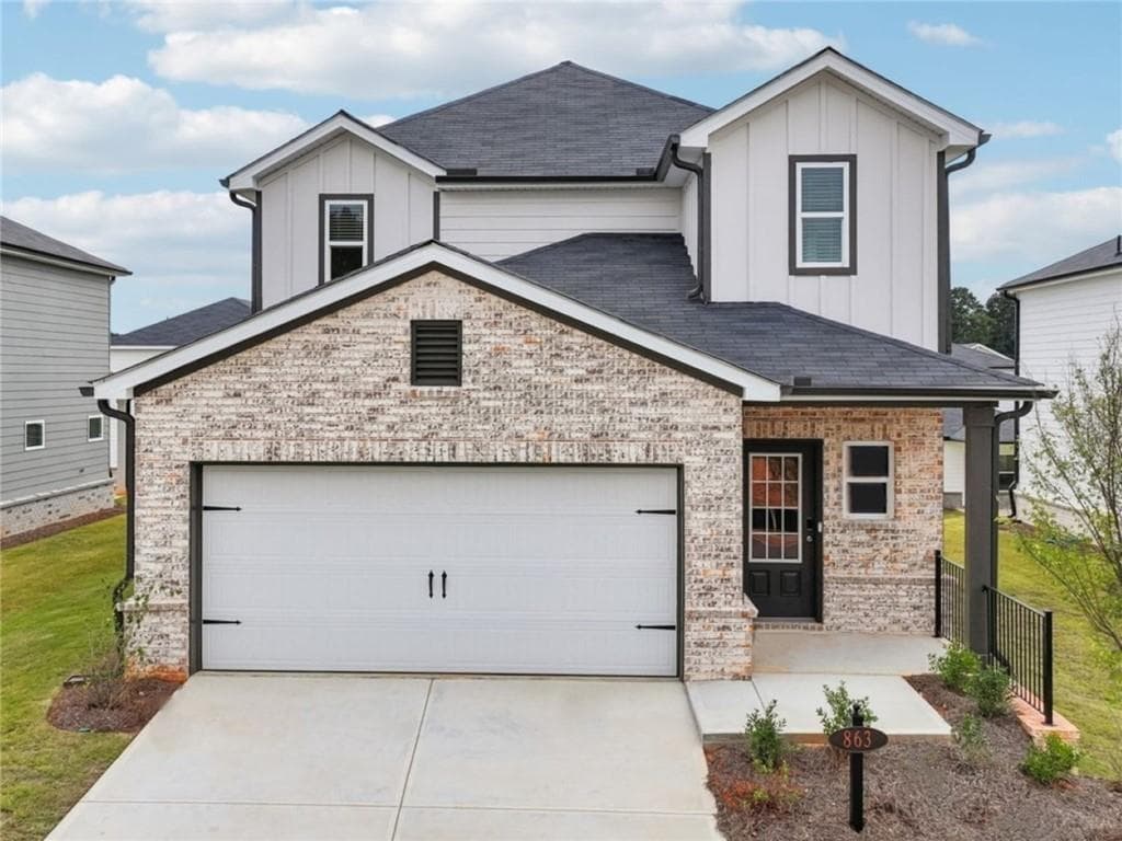 4 bedroom, 3 bathroom, 2,018 sq ft single family residence sold at 863 Misty Hollow Trail, Lawrenceville, GA 30045