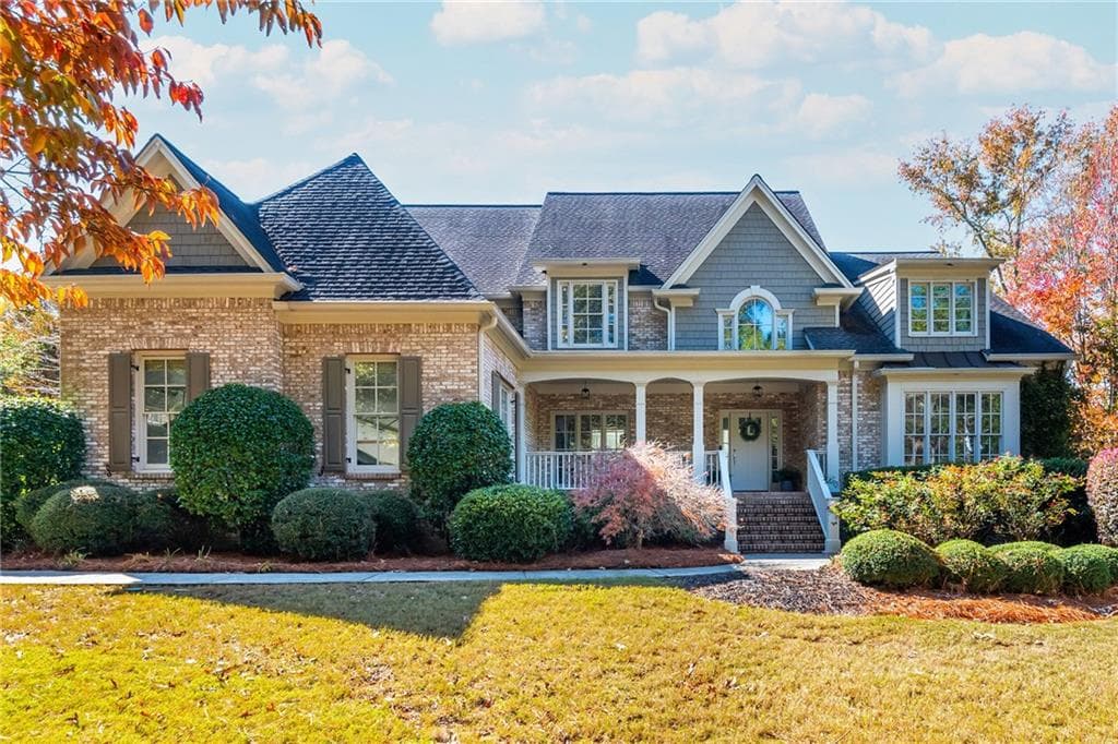 5 bedroom, 6 bathroom, 6,051 sq ft single family residence sold at 12350 Charlotte Drive, Alpharetta, GA 30004
