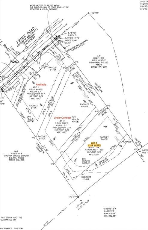 single family residence sold at 1982 Fence Road, Dacula, GA 30019