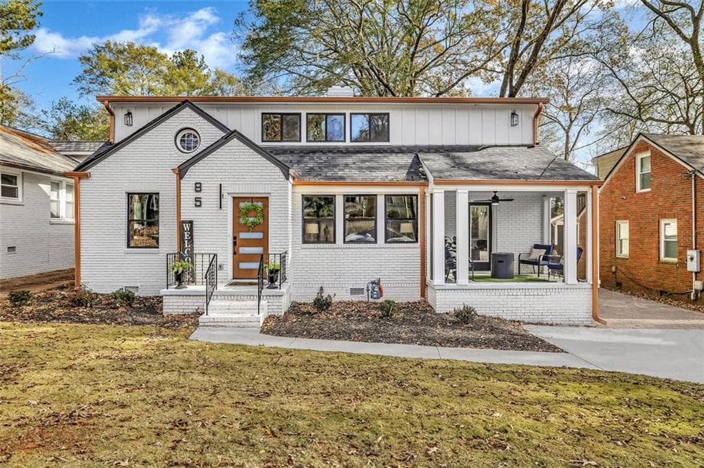 4 bedroom, 4 bathroom, 2,540 sq ft single family residence sold at 85 E Lake Drive, Atlanta, GA 30317