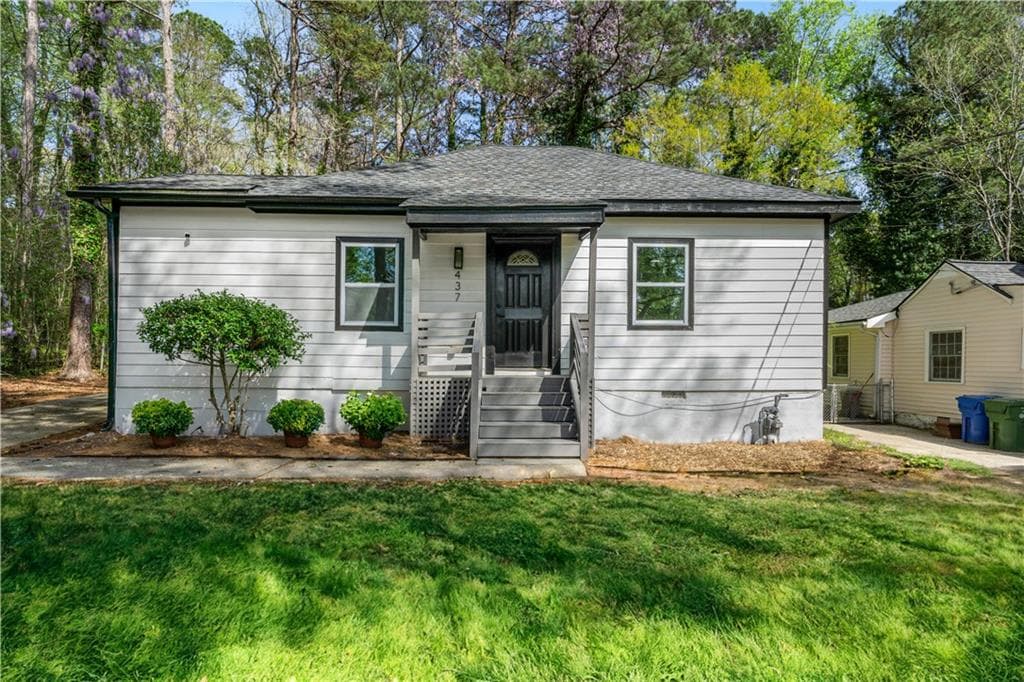 4 bedroom, 3 bathroom, 1,443 sq ft single family residence sold at 437 Collier Ridge Drive, Atlanta, GA 30318
