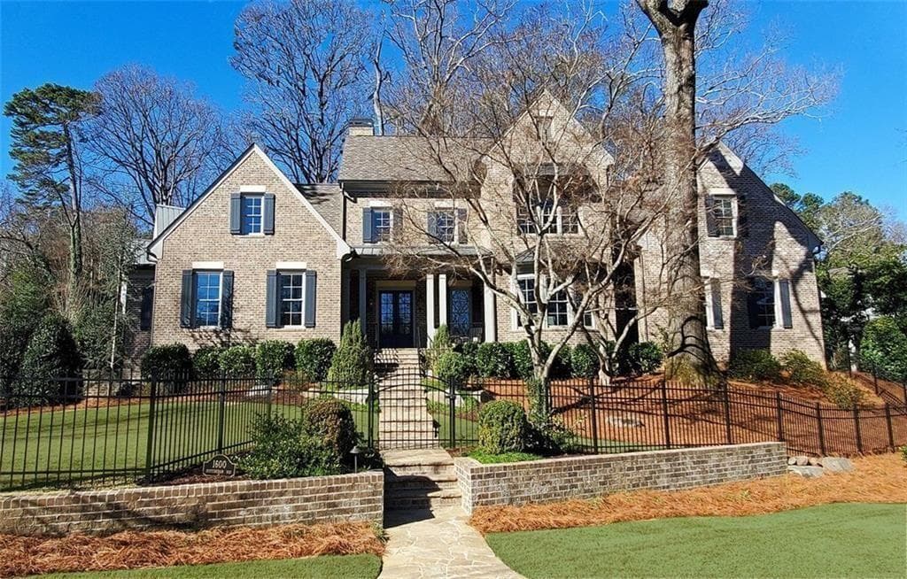 5 bedroom, 7 bathroom, 6,000 sq ft single family residence sold at 1600 Nottingham Way, Atlanta, GA 30309