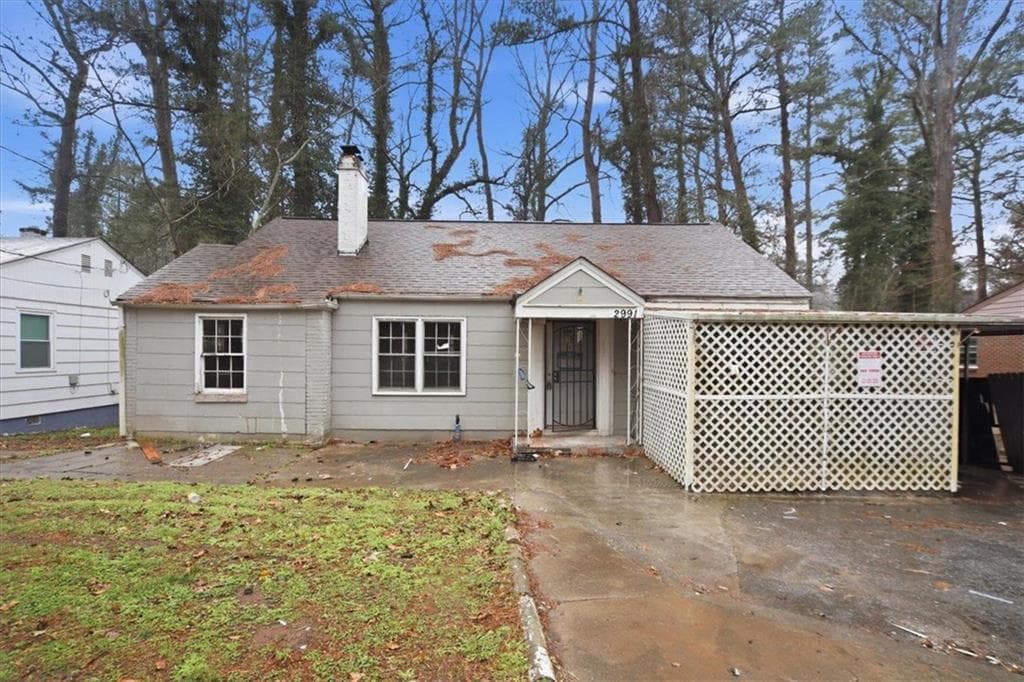 3 bedroom, 1 bathroom, 1,663 sq ft single family residence sold at 2991 Sylvan Road, Atlanta, GA 30344