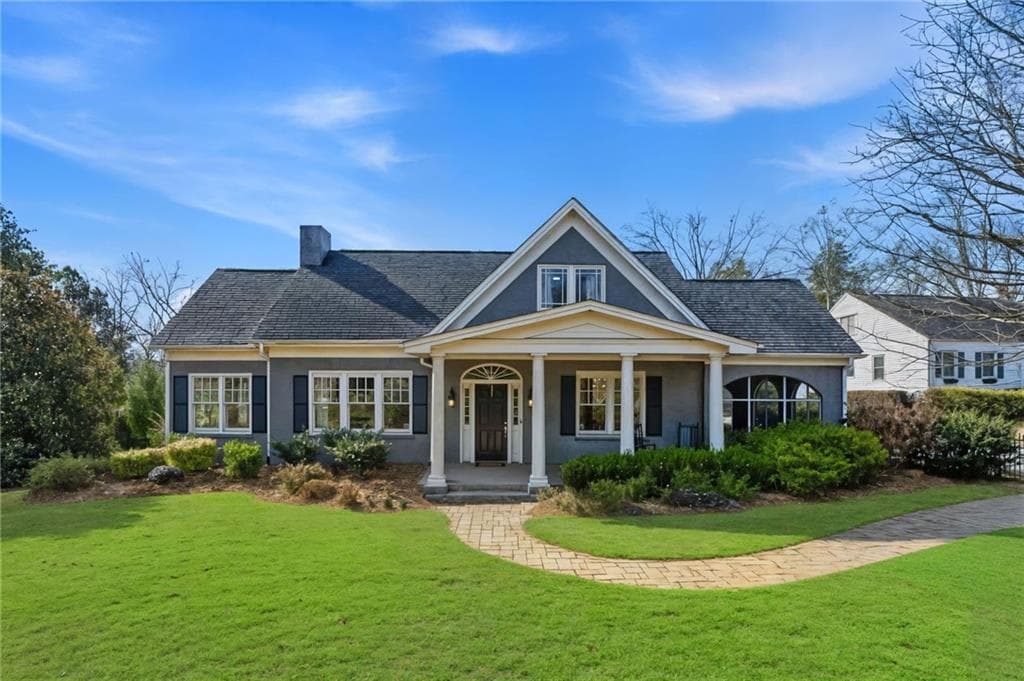 4 bedroom, 4 bathroom, 3,746 sq ft single family residence sold at 1004 Clairemont Avenue, Decatur, GA 30030