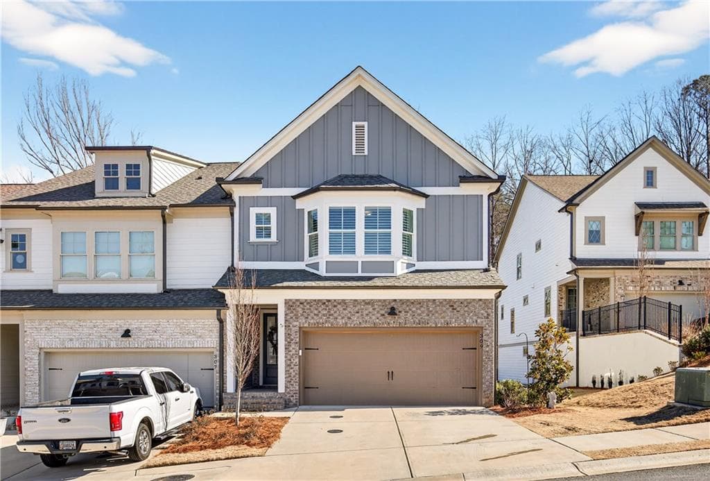 3 bedroom, 4 bathroom, 2,729 sq ft townhouse sold at 309 N Rampart Street, Canton, GA 30114