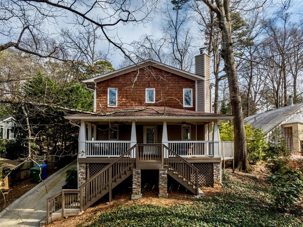 6 bedroom, 4 bathroom, 2,518 sq ft single family residence sold at 443 Lakeshore Drive, Atlanta, GA 30307
