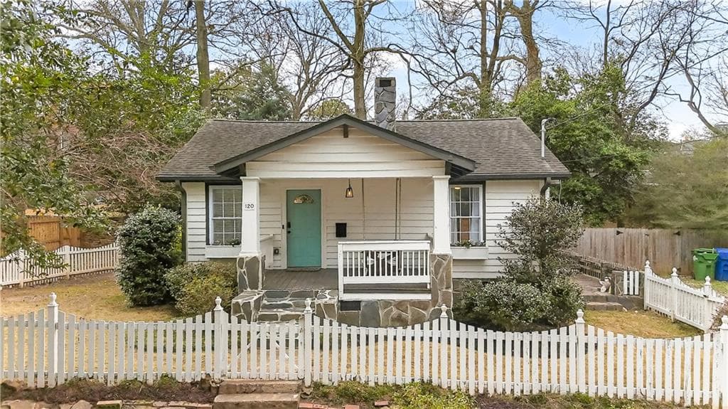 2 bedroom, 2 bathroom single family residence sold at 120 Ashland Drive, Atlanta, GA 30307