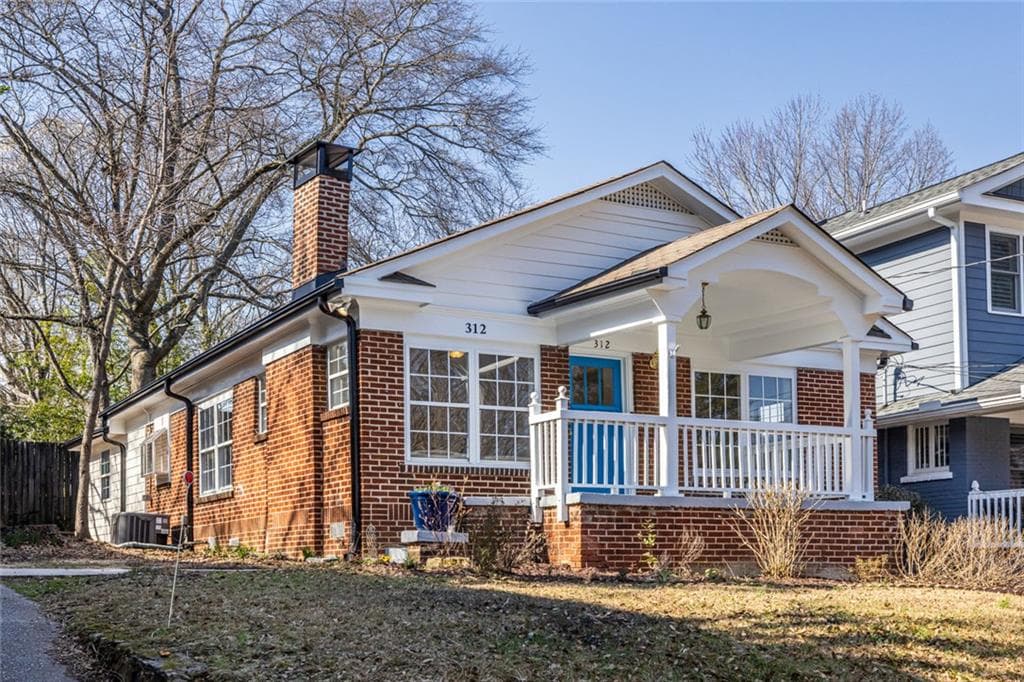 3 bedroom, 3 bathroom, 1,400 sq ft single family residence sold at 312 Clifton Road, Atlanta, GA 30307