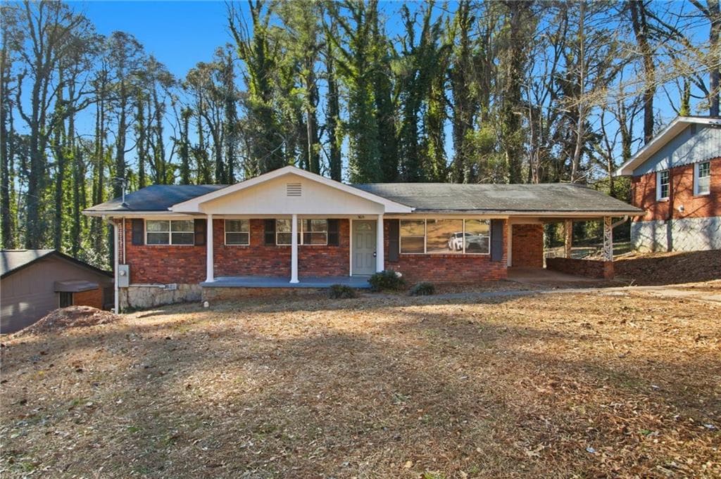 3 bedroom, 2 bathroom, 1,222 sq ft single family residence sold at 3614 Ingledale Drive, Atlanta, GA 30331