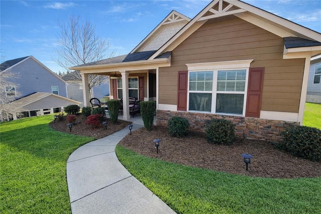 3 bedroom, 2 bathroom, 1,589 sq ft single family residence sold at 431 Parkstone Drive, Woodstock, GA 30188