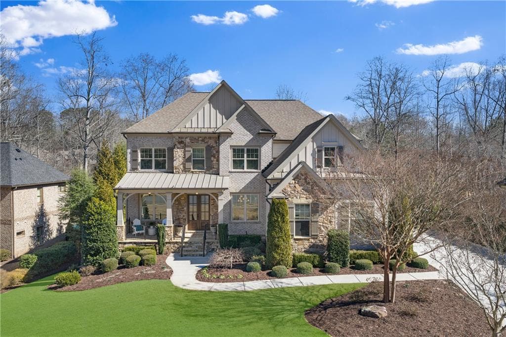 6 bedroom, 5 bathroom, 5,274 sq ft single family residence sold at 715 Creekside Bend, Alpharetta, GA 30004
