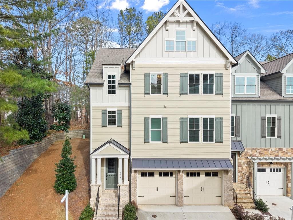 3 bedroom, 3 bathroom, 3,875 sq ft townhouse sold at 304 Trecastle Lane, Canton, GA 30114
