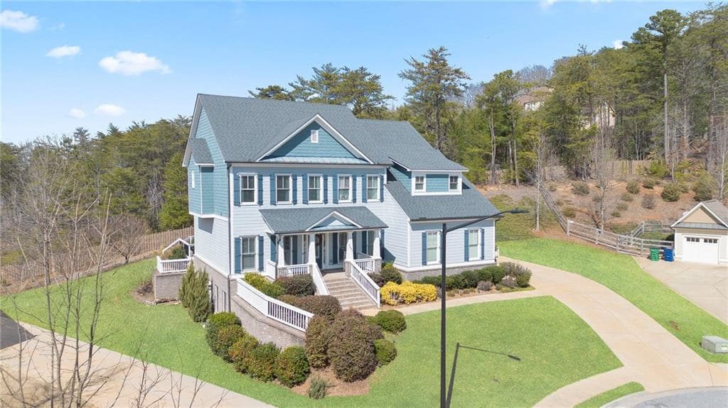 6 bedroom, 5 bathroom, 5,000 sq ft single family residence sold at 4692 Bluffside Court, Marietta, GA 30066