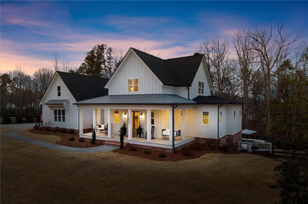 5 bedroom, 5 bathroom, 4,164 sq ft single family residence sold at 1675 Hornage Road, Ball Ground, GA 30107