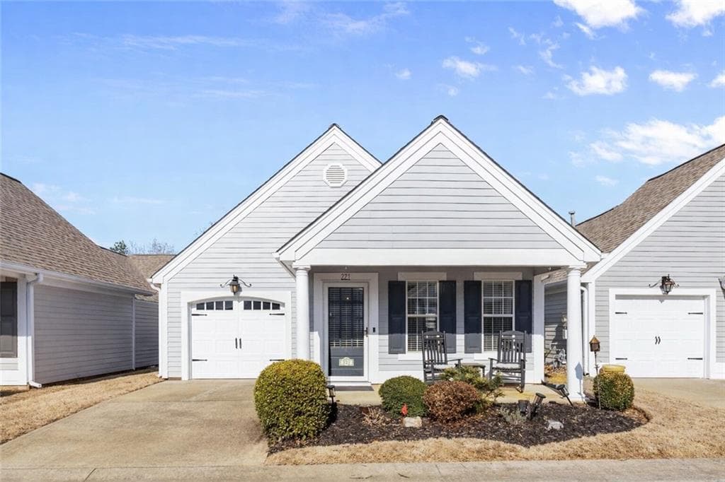 3 bedroom, 2 bathroom, 1,328 sq ft single family residence sold at 221 Rose Cottage Drive, Woodstock, GA 30189