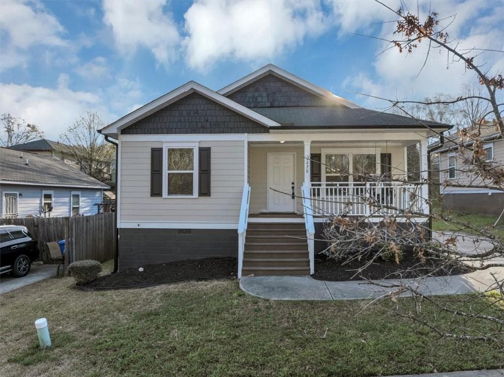 4 bedroom, 2 bathroom, 1,205 sq ft single family residence sold at 2478 Verbena Circle, Atlanta, GA 30314