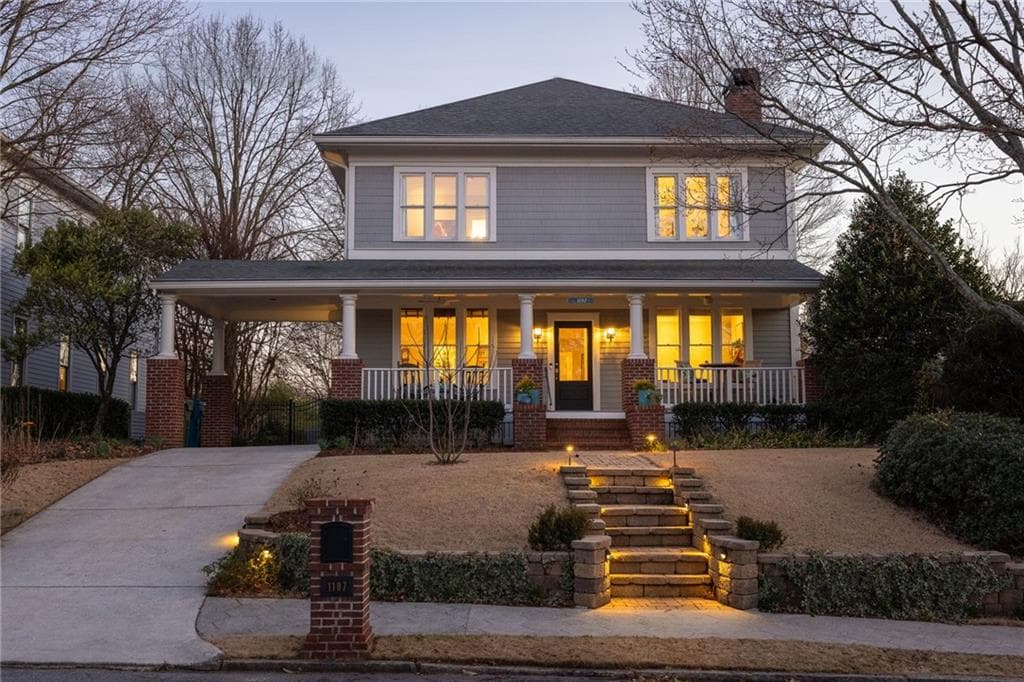 4 bedroom, 4 bathroom, 3,010 sq ft single family residence sold at 1197 Druid Place, Atlanta, GA 30307