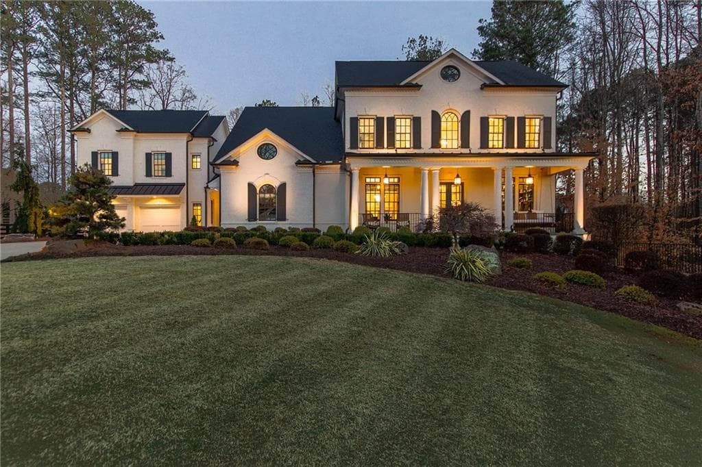 6 bedroom, 7 bathroom, 7,816 sq ft single family residence sold at 5030 Forest Circle, Milton, GA 30004