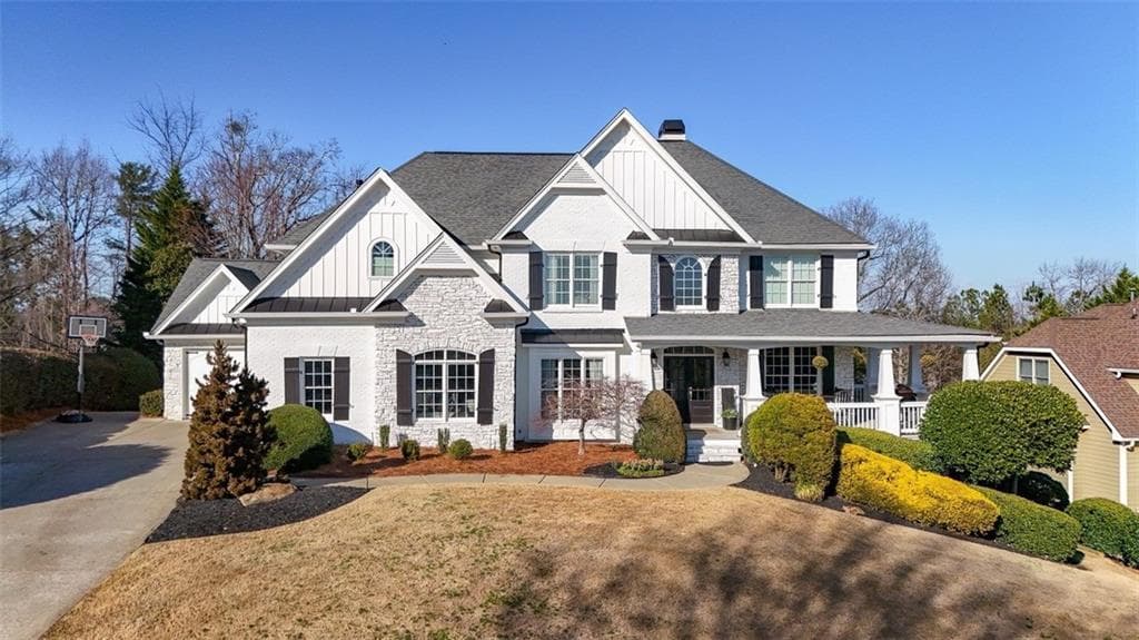 7 bedroom, 7 bathroom, 5,600 sq ft single family residence sold at 104 Pine Sandy Bank Drive, Canton, GA 30114